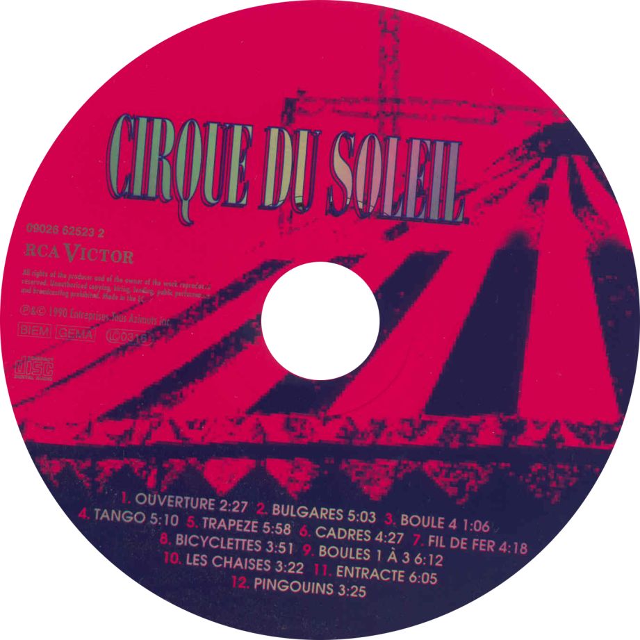 Cirque Du Soleil  Cirque Du Soleil : CD